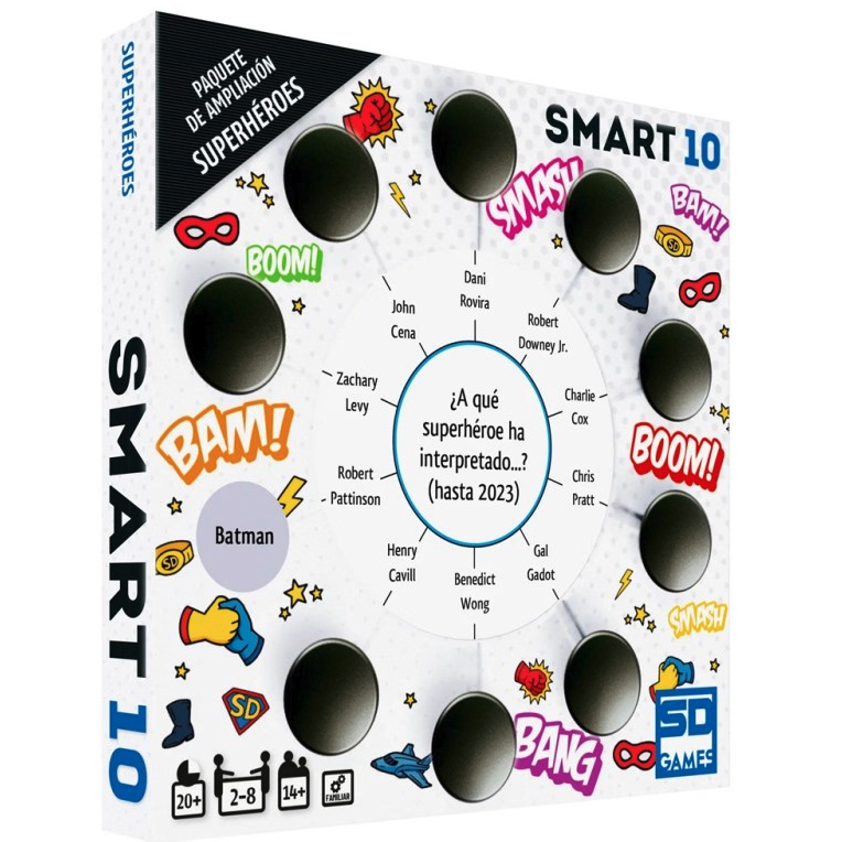 Caja de la expansión Superhéroes para Smart10 de SD Games
