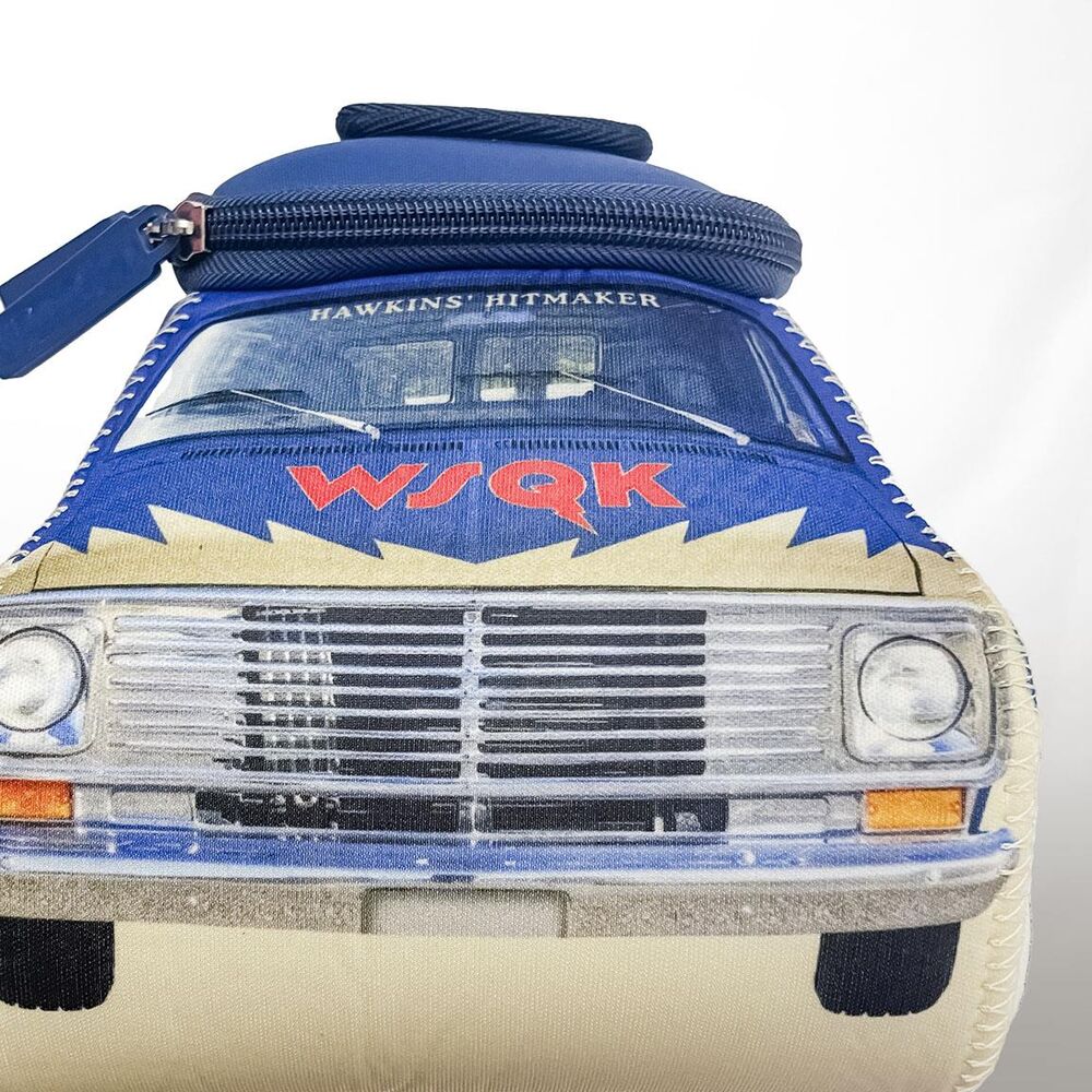 Neceser azul de Stranger Things con diseño de furgoneta de radio - 4