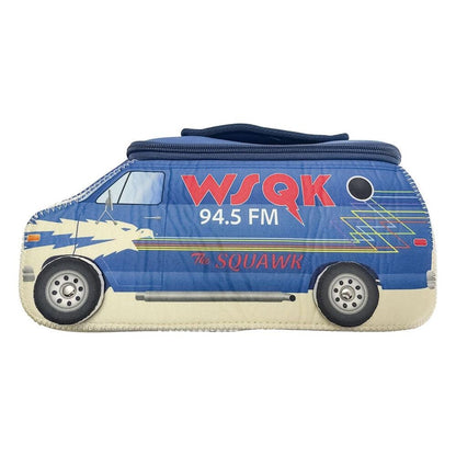 Neceser azul de Stranger Things con diseño de furgoneta de radio