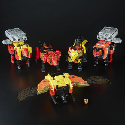 Set Hasbro Transformers Predaking con cinco figuras Predacon - 4