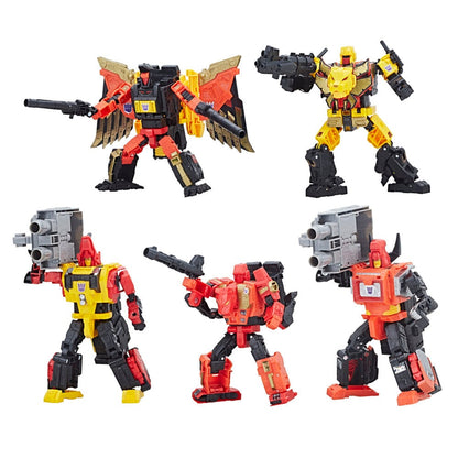 Set Hasbro Transformers Predaking con cinco figuras Predacon