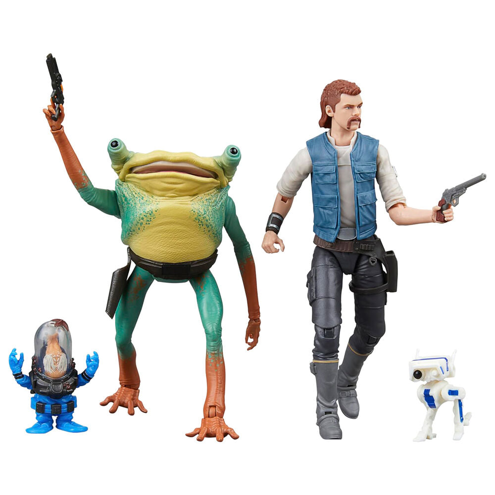 Pack de figuras Star Wars The Black Series con Cal Kestis, Turgle y Skoova Stev