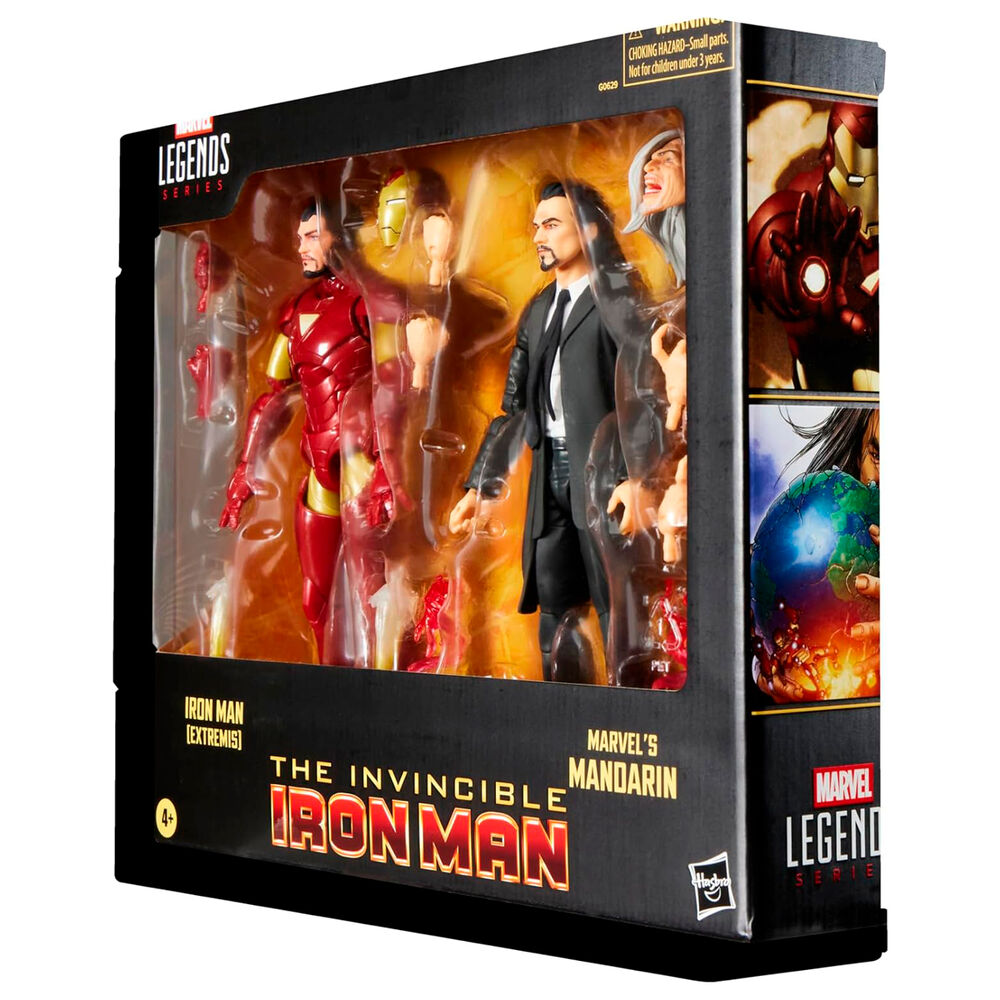 Pack Marvel Legends con figuras de Iron Man Extremis y Marvel’s Mandarin - 9