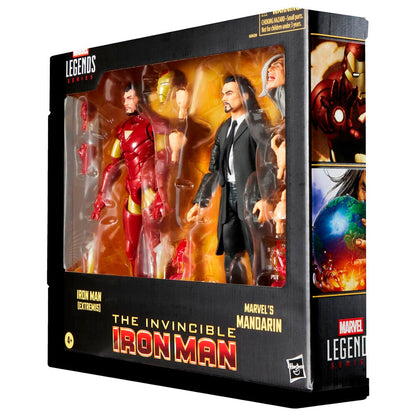 Pack Marvel Legends con figuras de Iron Man Extremis y Marvel’s Mandarin - 9