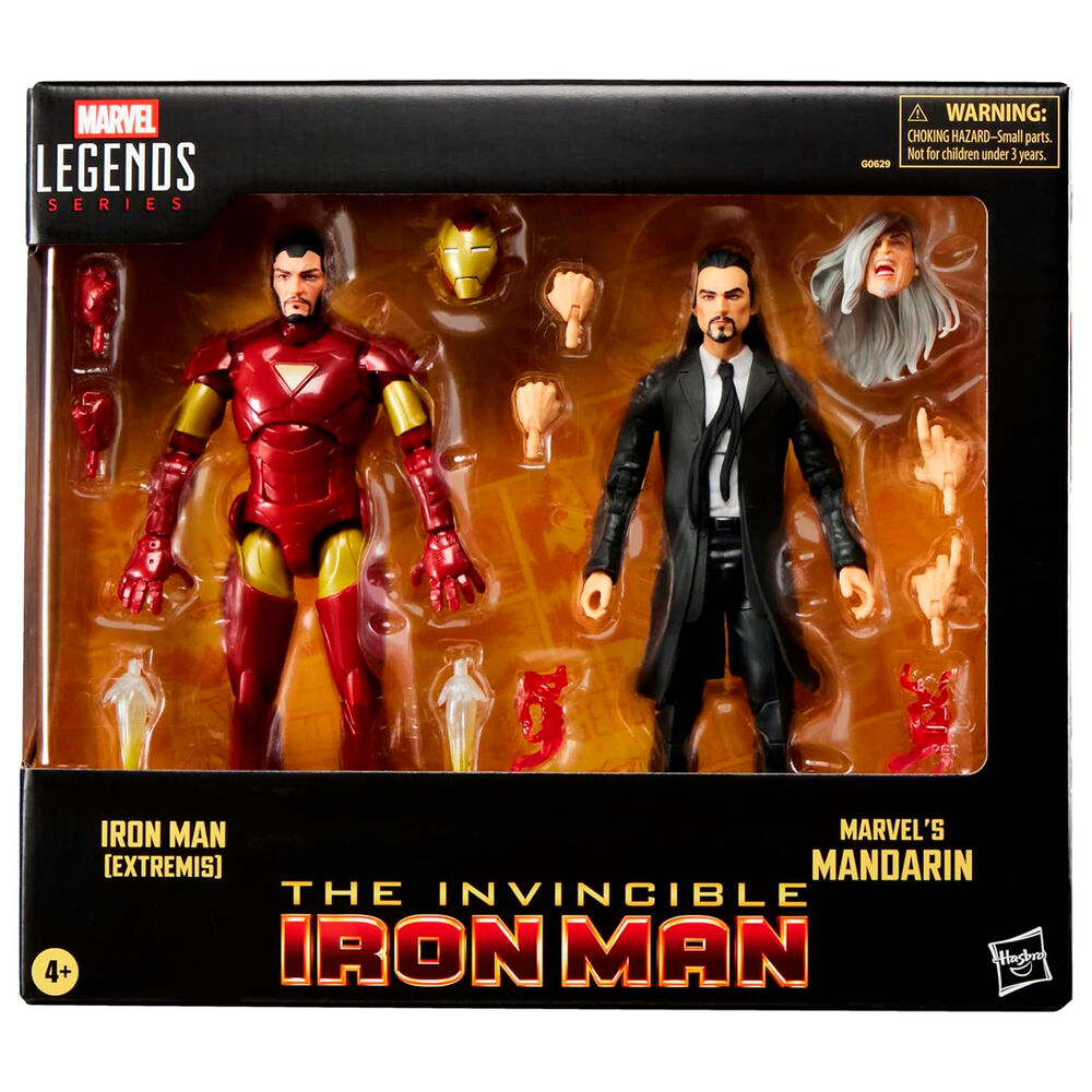 Pack Marvel Legends con figuras de Iron Man Extremis y Marvel’s Mandarin