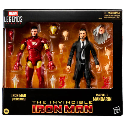 Pack Marvel Legends con figuras de Iron Man Extremis y Marvel’s Mandarin