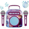 Maleta karaoke LEXIBOOK Disney Frozen con dos micrófonos