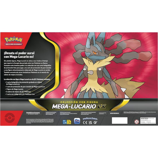 Blíster Pokémon TCG Mega-Lucario ex con figura y cartas - 5