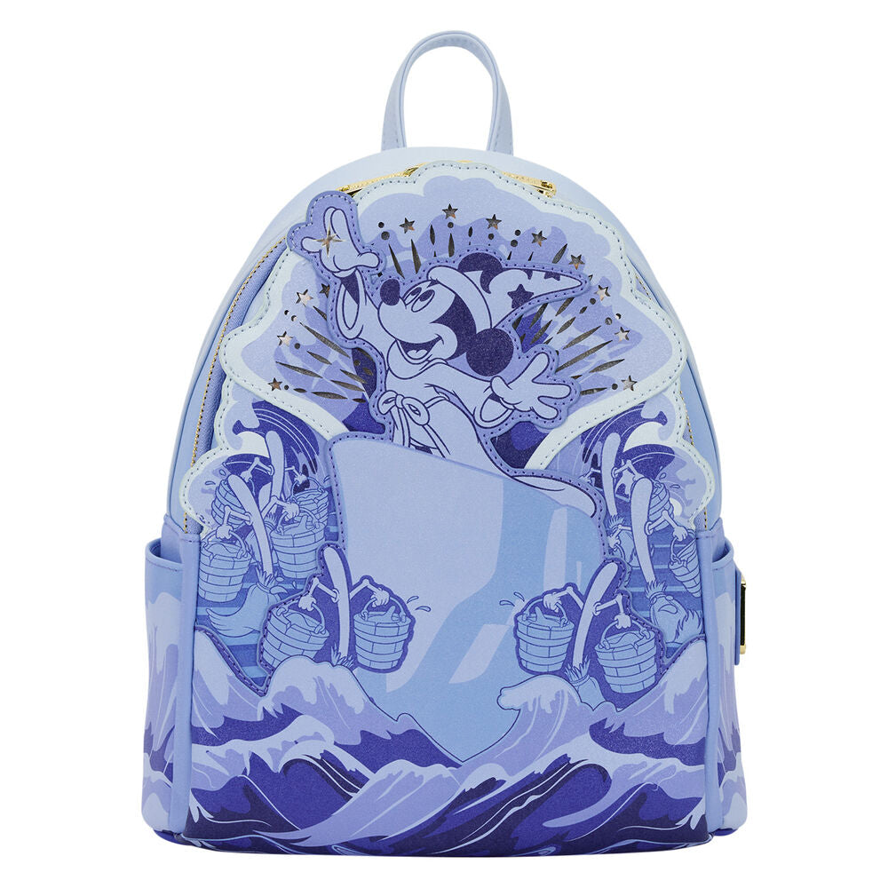 Mochila Loungefly de Mickey Fantasia con estrellas luminosas - 2