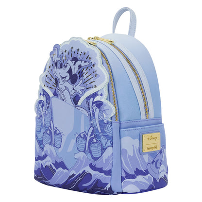 Mochila Loungefly de Mickey Fantasia con estrellas luminosas - 4