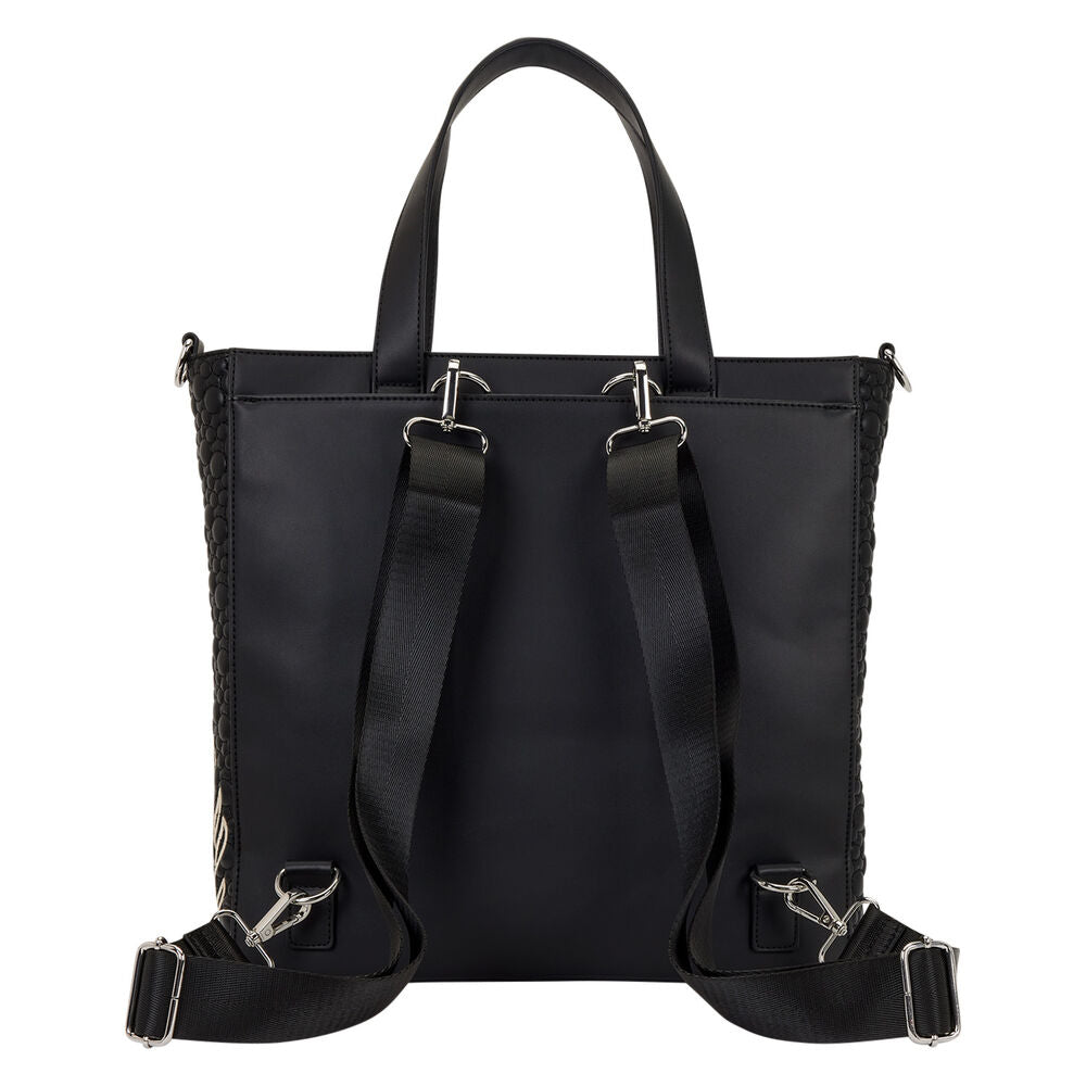 Bolso mochila tote negro de Minnie Disney Loungefly con lazo 3D - 3