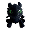 Peluche negro de Desdentao con ojos verdes