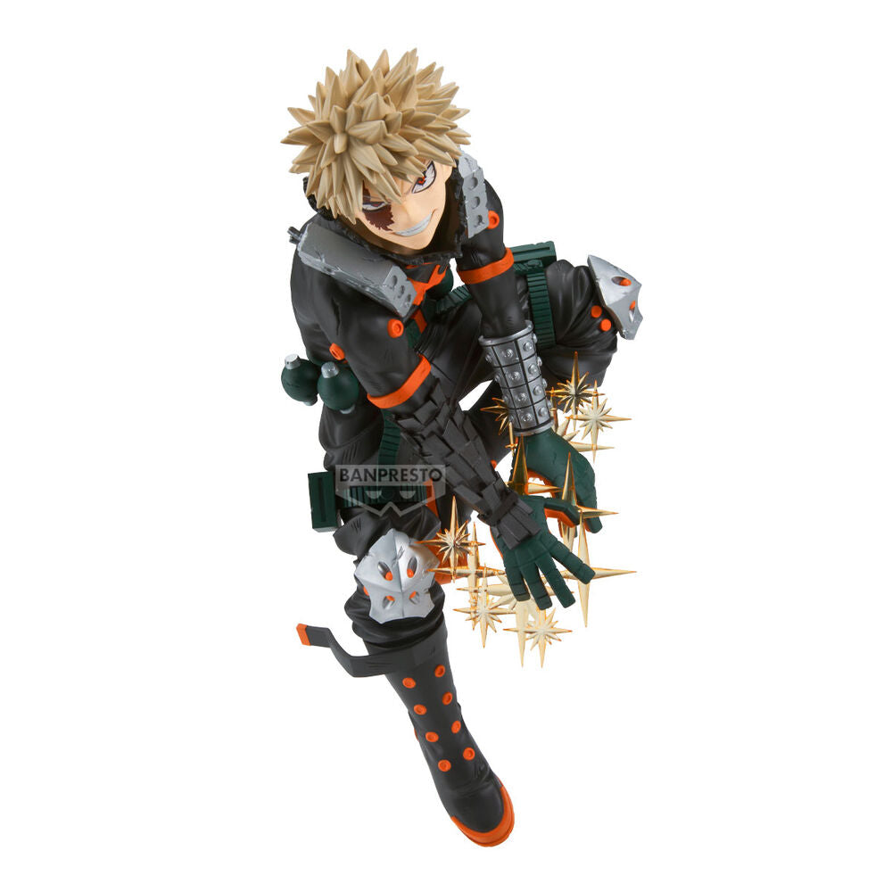 Figura Maximatic de Katsuki Bakugo de My Hero Academia en pose de acción