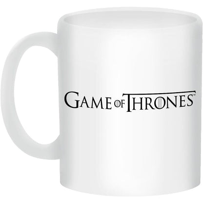 Taza blanca de Juego de Tronos con diseño Stark y relieve interior de lobo - 3