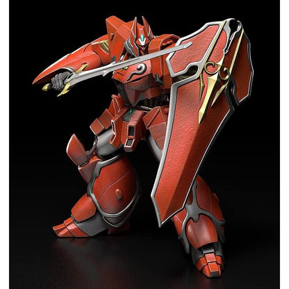 Figura Iron Giant Panzer World Galient de GOOD SMILE con espada y gran escudo rojo - 2