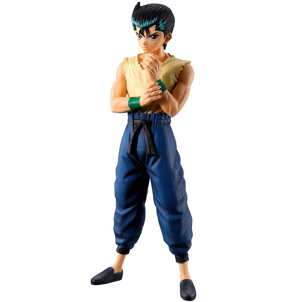 Figura Ichibansho de Yusuke Urameshi con el atuendo del Dark Tournament