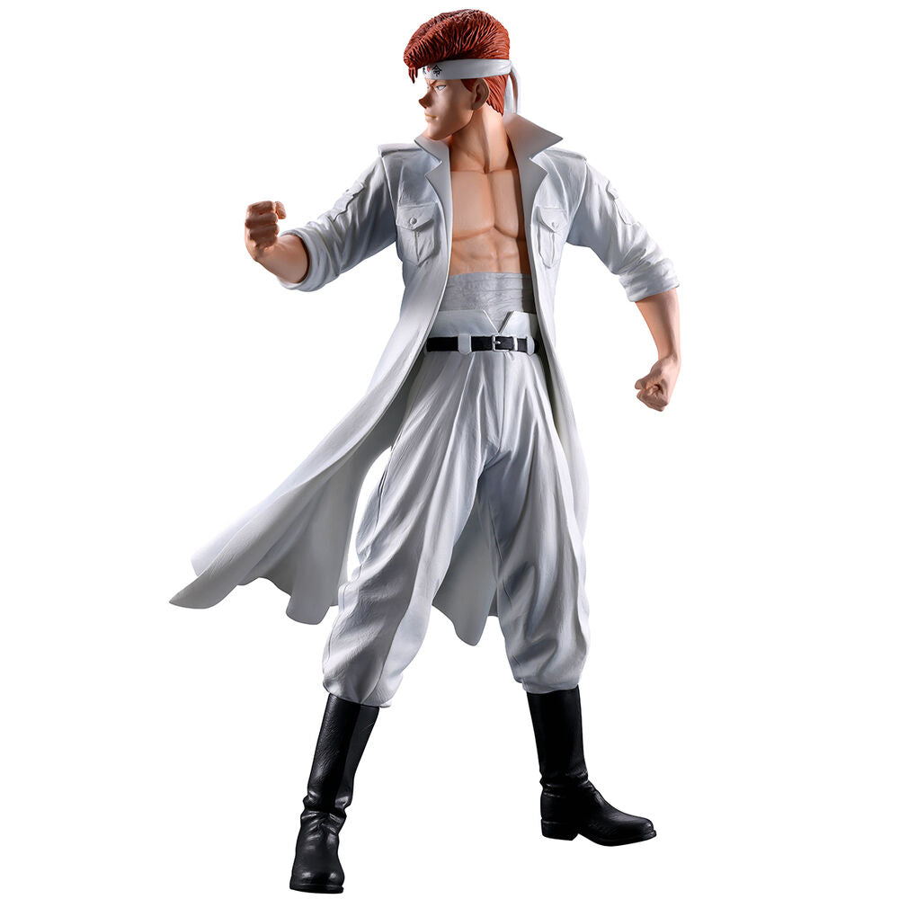 Figura Ichibansho de Kazuma Kuwabara de Yu Yu Hakusho en pose de combate
