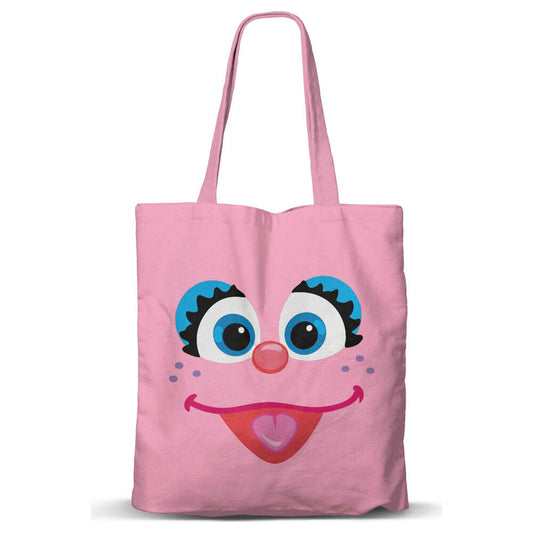 Bolsa tote rosa de Abby Cadabby de Barrio Sésamo