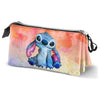 Portatodo triple de Stitch Disney con diseño multicolor