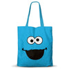 Bolsa tote azul del Monstruo de las Galletas de Barrio Sésamo