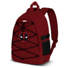 Mochila roja de Deadpool Marvel con cordón frontal y bolsillo lateral