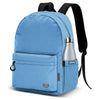 Mochila azul de Stitch Disney con bolsillo frontal y lateral