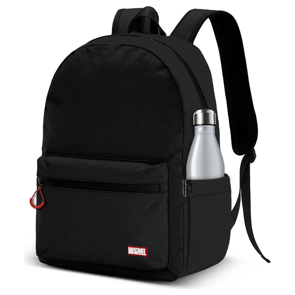 Mochila Marvel negra Karactermania con bolsillo frontal y lateral