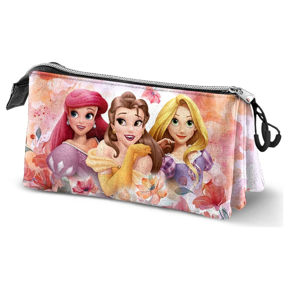 Portatodo triple Dream de Princesas Disney con Ariel, Bella y Rapunzel