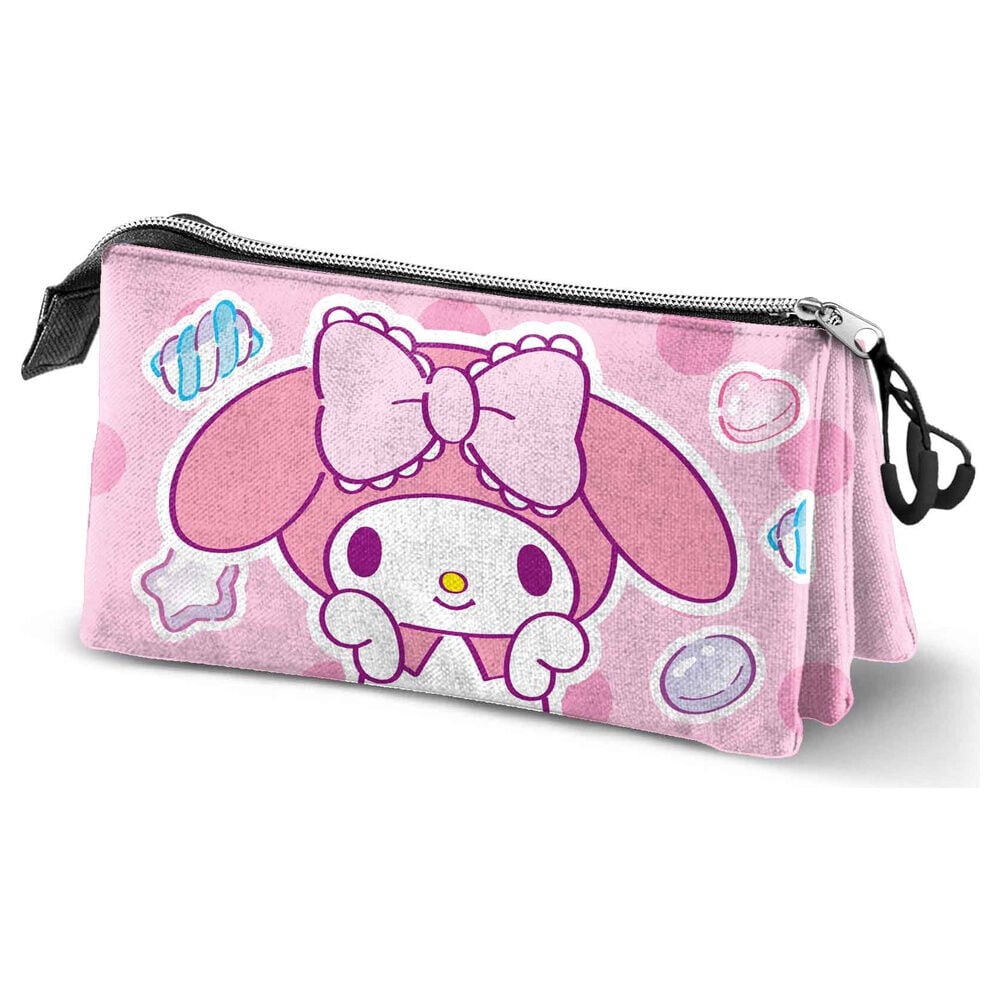 Portatodo triple rosa My Melody Sweets