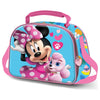 Bolsa portameriendas 3D de Minnie Disney en rosa y azul