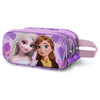 Portatodo 3D violeta de Frozen con Elsa y Anna