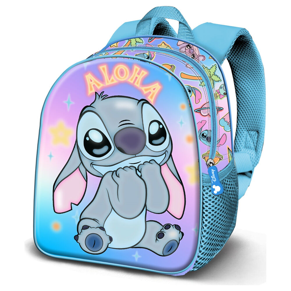 Mochila Aloha de Stitch Disney con diseño tropical