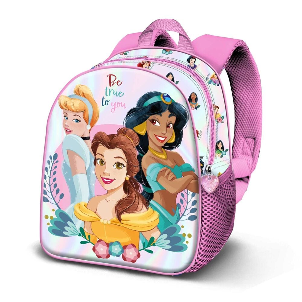 Mochila 3D rosa de Princesas Disney