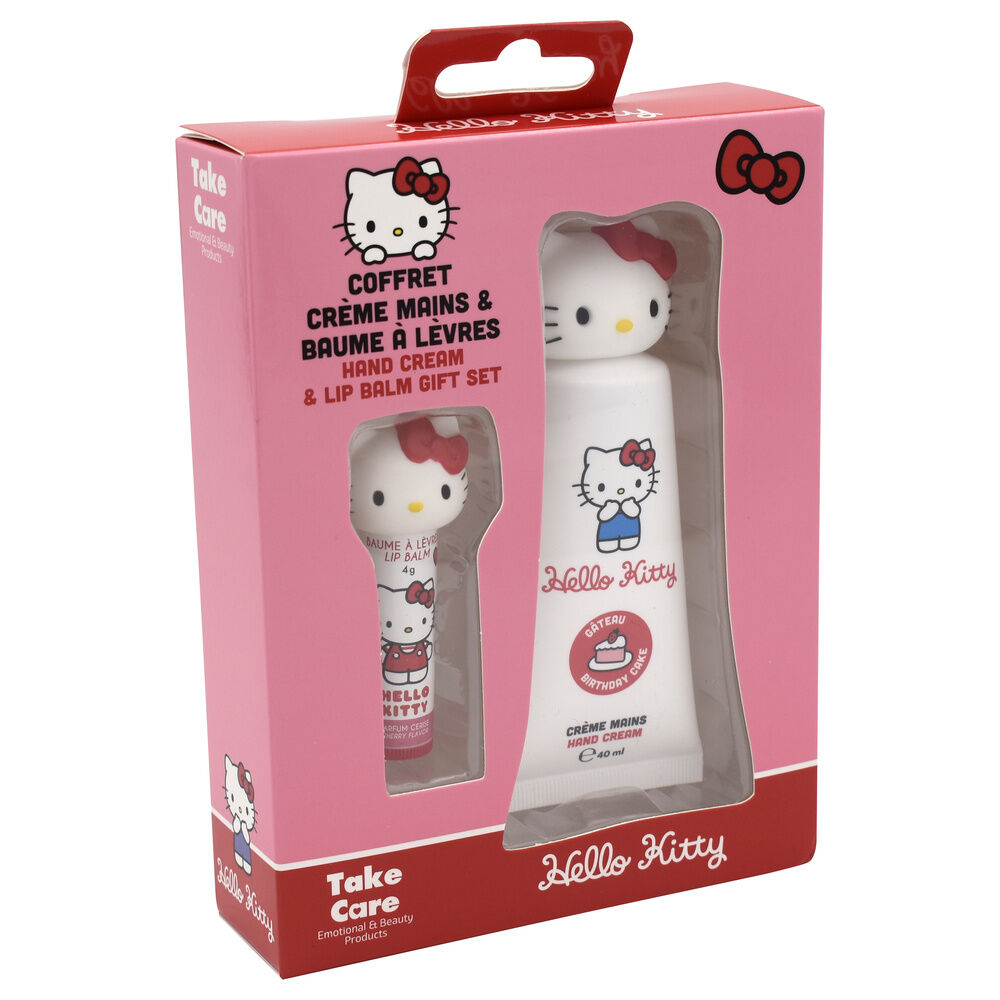 Set Hello Kitty con crema de manos y bálsamo labial