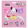 Blíster con 10 charms de Hello Kitty and Friends