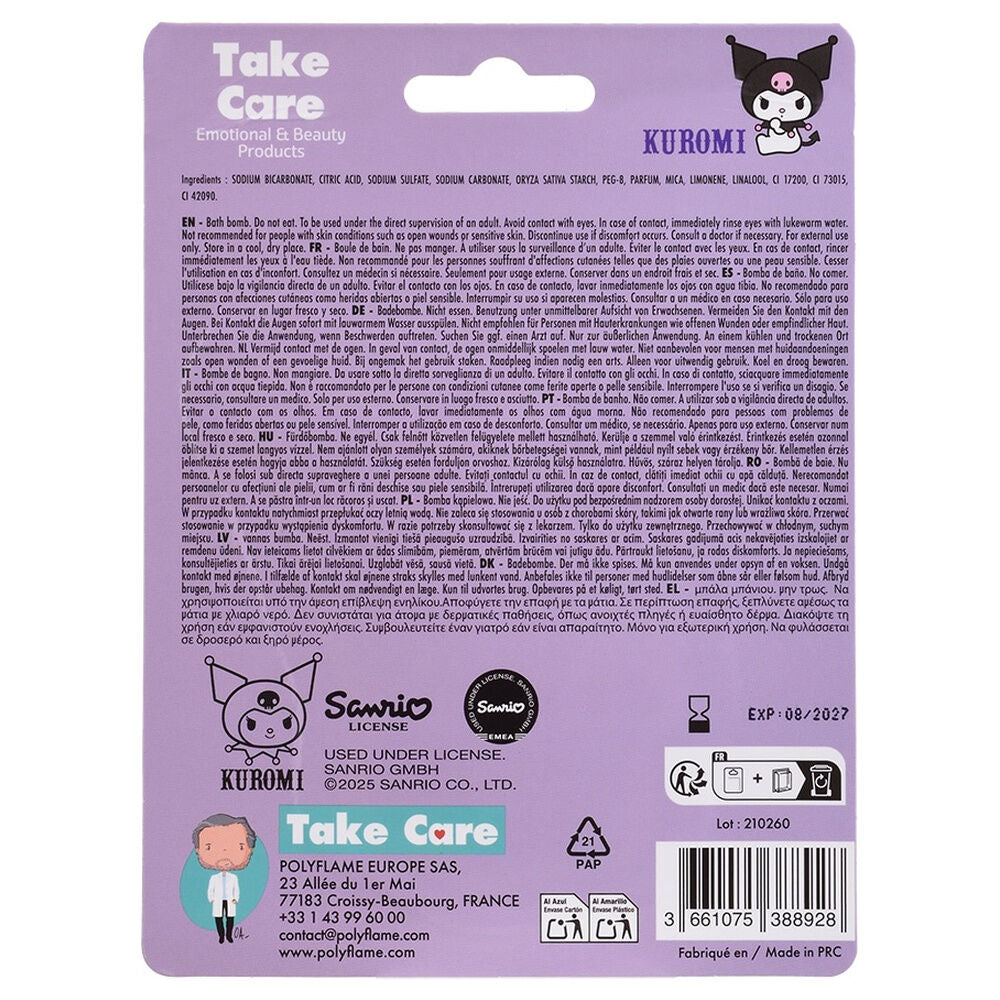 Bomba de baño efervescente Kuromi Hello Kitty de 100 g - 2