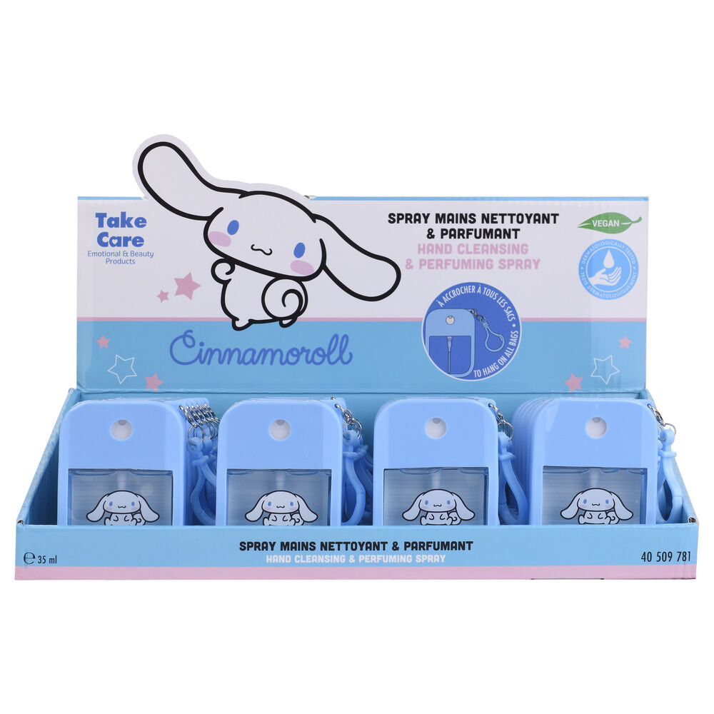 Spray de manos Cinnamoroll Hello Kitty azul de 35 ml - 2