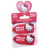 Blíster con dos pinzas para el pelo rojas de Hello Kitty