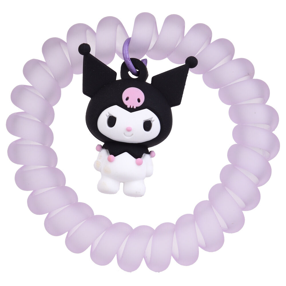 Blíster con dos coleteros lila y morado de Kuromi Hello Kitty - 2