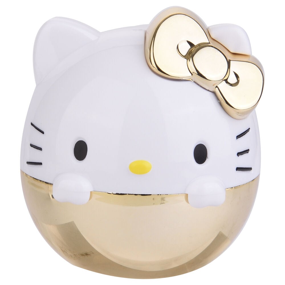 Bálsamo labial 3D Hello Kitty con lazada dorada - 2