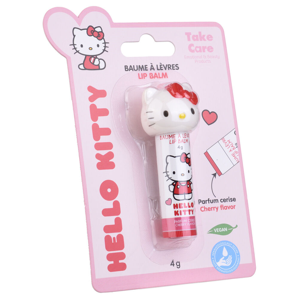Bálsamo labial Hello Kitty Take Care de 4 g en envase rosa - 3