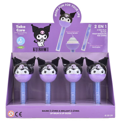 Bálsamo labial y brillo 2 en 1 de Kuromi en diseño morado - 7