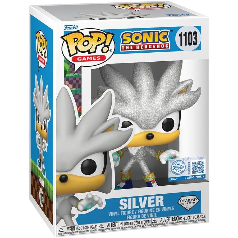 Figura Funko POP de Silver de Sonic the Hedgehog - 2