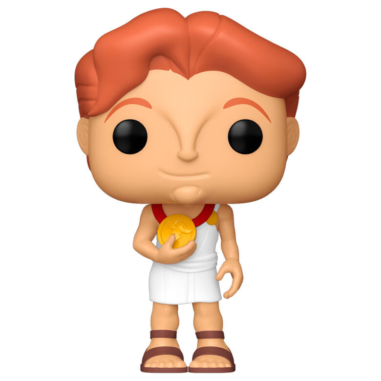 Figura Funko POP de Young Herc con túnica blanca y pieza dorada