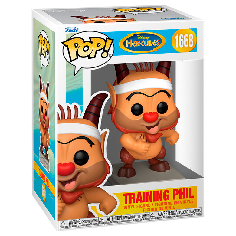 Figura Funko POP! de Phil de Disney Hércules sobre base ornamental - 2