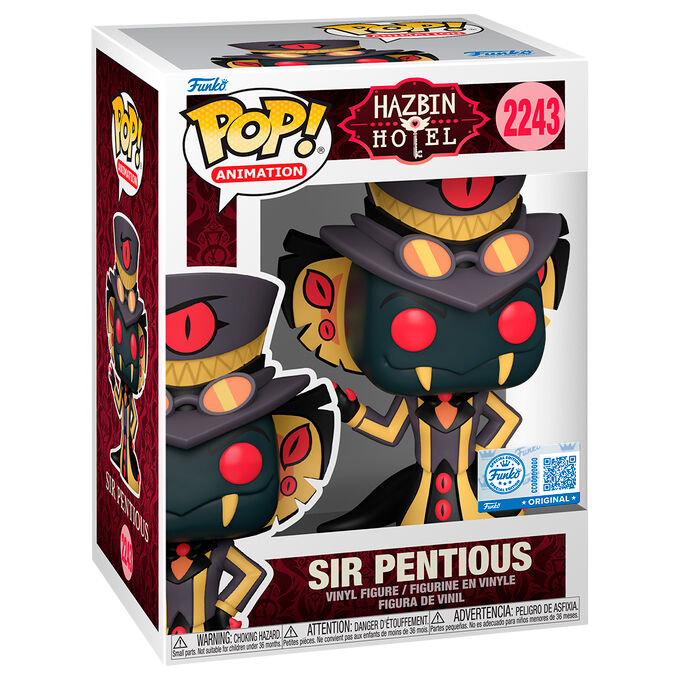 Figuras Funko POP! de Sir Pentious de Hazbin Hotel en sus cajas - 2
