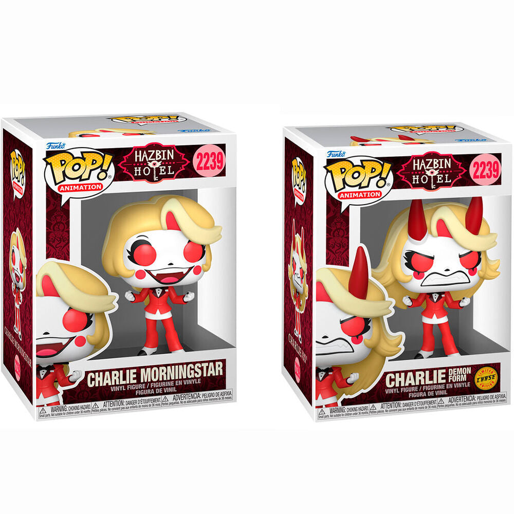 Figura Funko POP de Charlie Morningstar de Hazbin Hotel en caja regalo