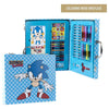 Maletín para colorear de Sonic the Hedgehog con material de dibujo