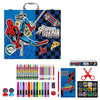 Maletín de papelería coloreable de Spider-Man Marvel con materiales de dibujo