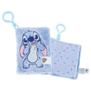 Llavero cuaderno azul de Stitch Disney con cubierta afelpada